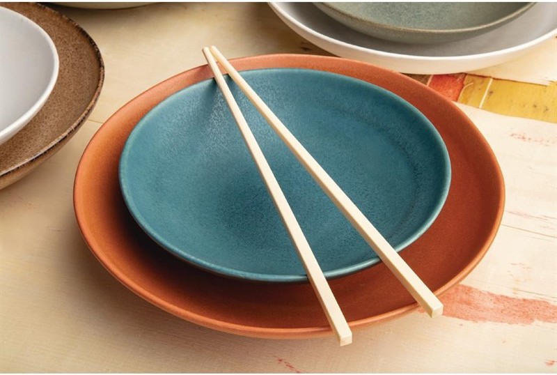  Fiesta Green Biodegradable Bamboo Chopsticks (Pack of 100) 