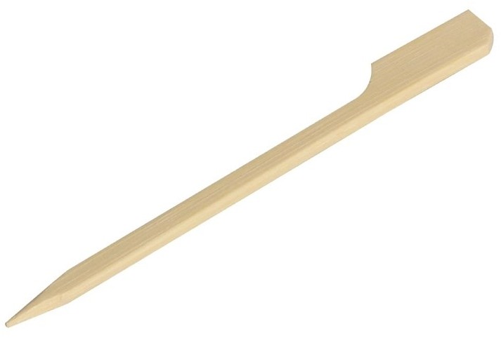  Fiesta Green Biodegradable Bamboo Paddle Skewers 90mm (Pack of 100) 