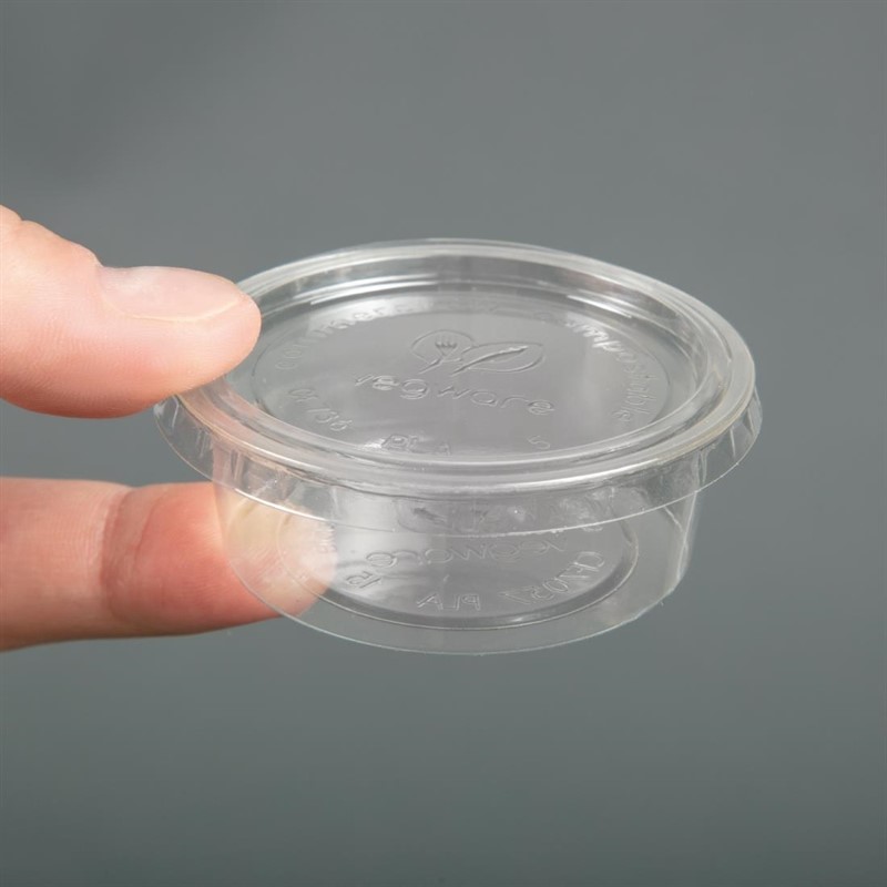 Vegware Compostable Cold Portion Pots 59ml / 2oz (Pack of 2000) 