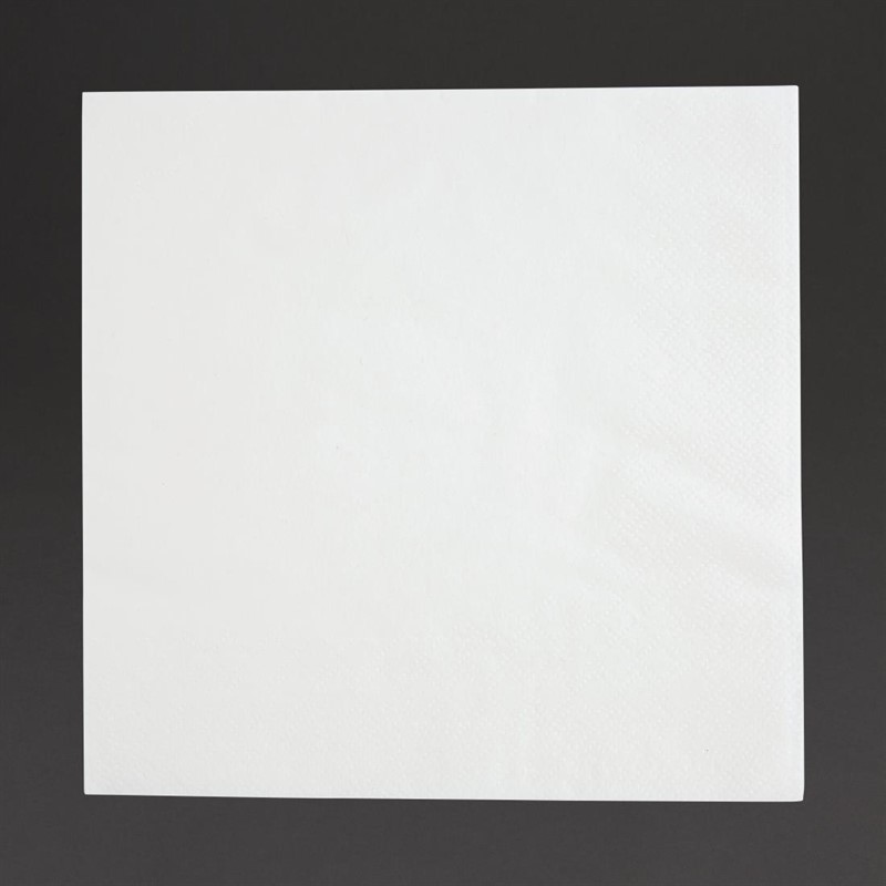 Fiesta Lunch Napkins White 330mm (Pack of 2000) 