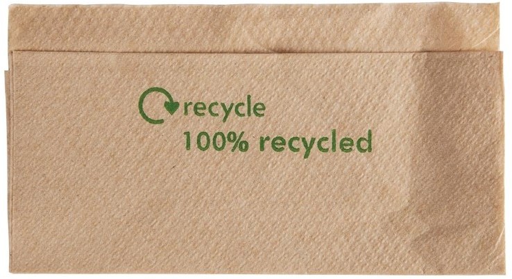  Gastronoble Compostable Kraft Lunch Napkins 320 x 300mm (Pack of 6000) 