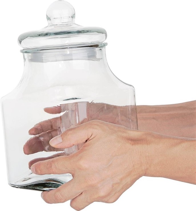  Olympia Square Biscotti Jar 2.9Ltr 