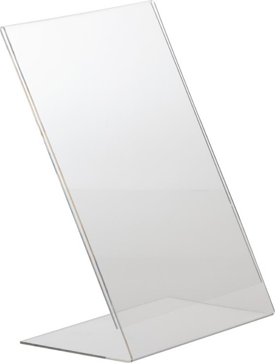  Olympia Slanted Acrylic Menu Holder A4 
