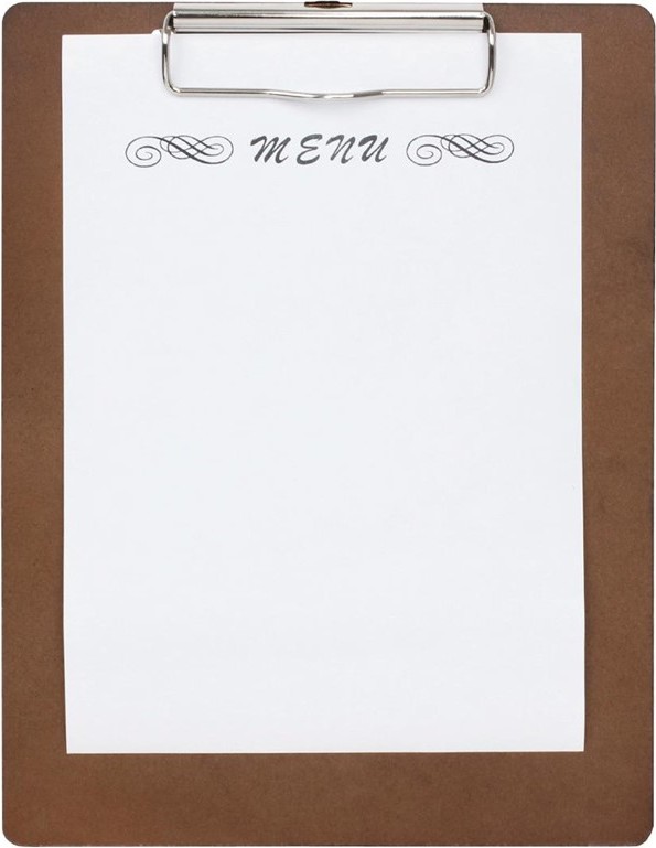  Olympia Wooden Menu Presentation Clipboard A5 