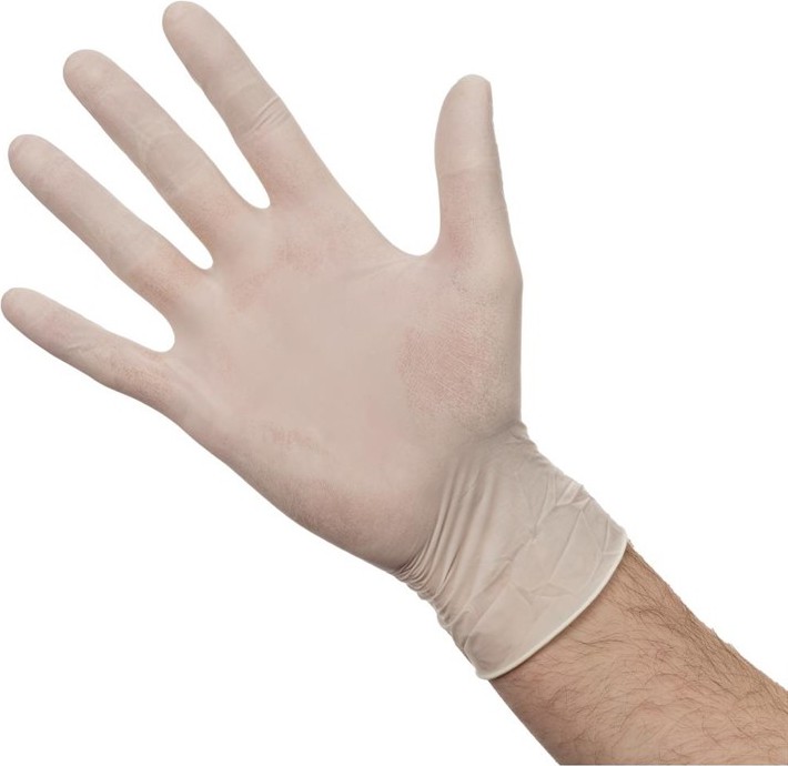  Gastronoble Powdered Latex Gloves M (Pack of 100) 