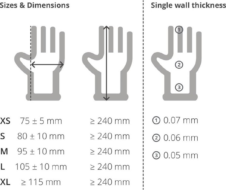  Vogue Powder-Free Vinyl Gloves L (Pack of 100) 
