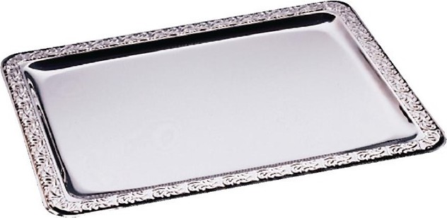  APS Stainless Steel Rectangular Service Tray 500mm 