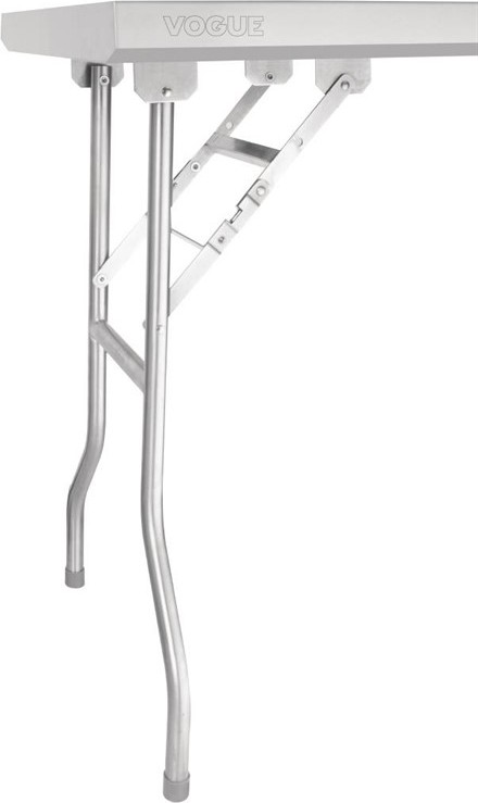  Vogue Stainless Steel Folding Work Table 1220x610x780 