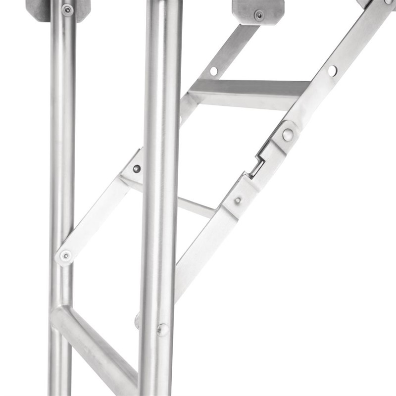  Vogue Stainless Steel Folding Work Table 1830x610x780 