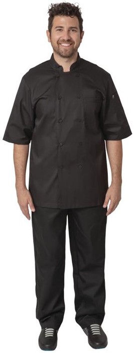  Chef Works Montreal Cool Vent Unisex Chefs Jacket Black 