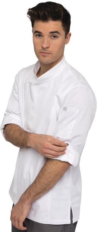  Chef Works Unisex Hartford Lightweight Chef Jacket White 