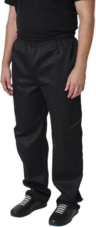  Whites Vegas Chef Trousers Polycotton Black - 