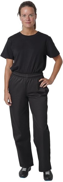  Whites Vegas Chef Trousers Polycotton Black - 