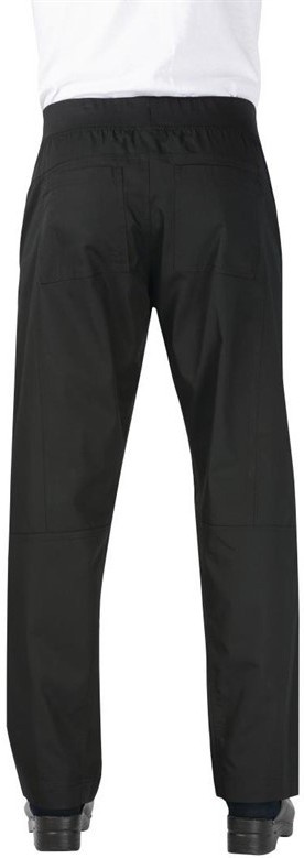  Chef Works Men's Lightweight Slim Trouser Black 