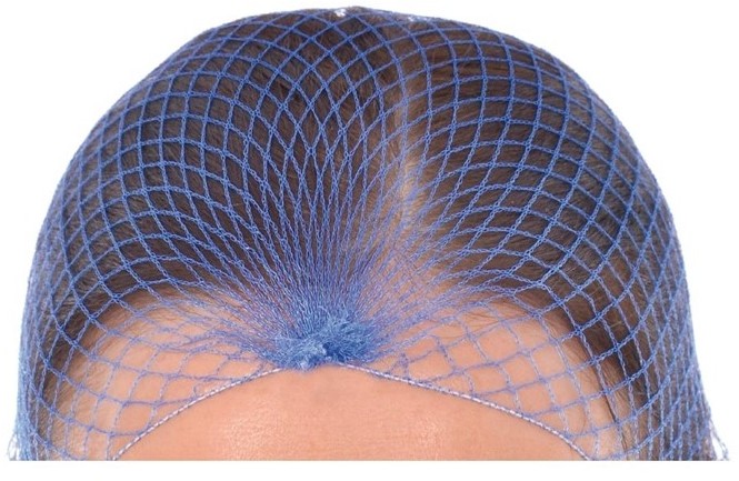  Gastronoble Hair Net Light Blue (Pack of 50) 