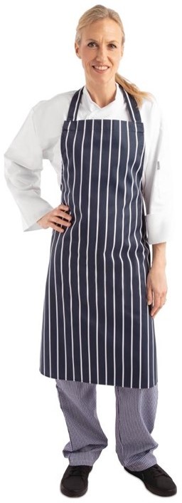  Whites Butchers Apron Stripe Blue 