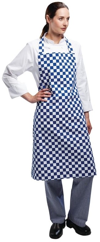  Whites Bib Apron Blue And White Check 