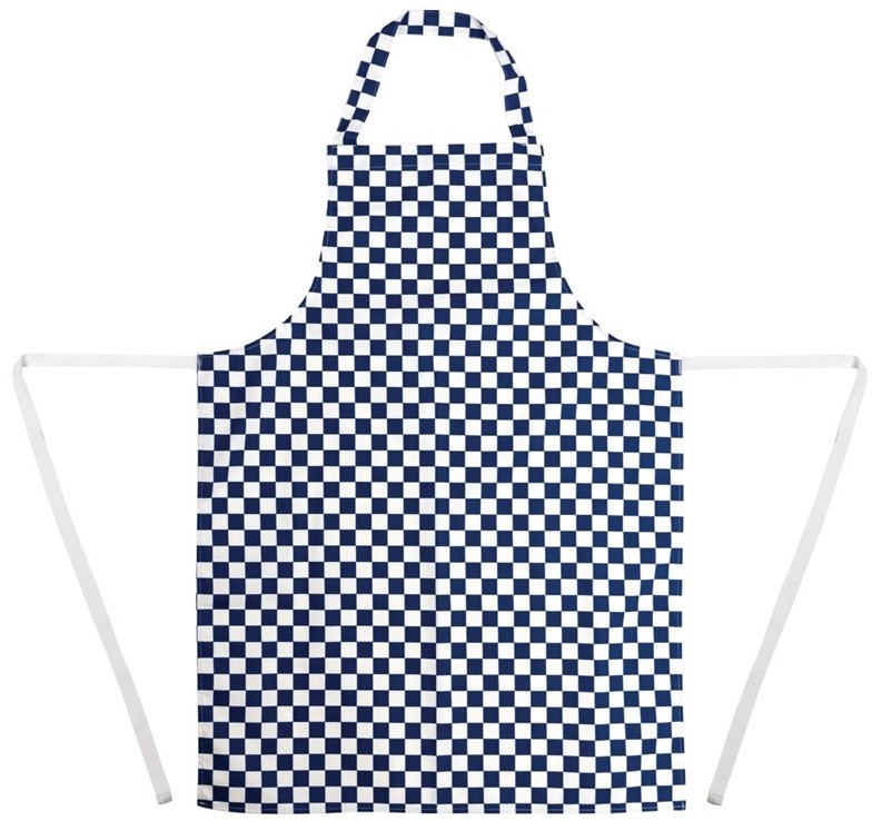  Whites Bib Apron Blue And White Check 