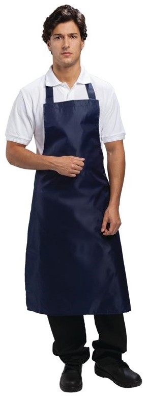 Whites Bib Apron  Navy Blue 