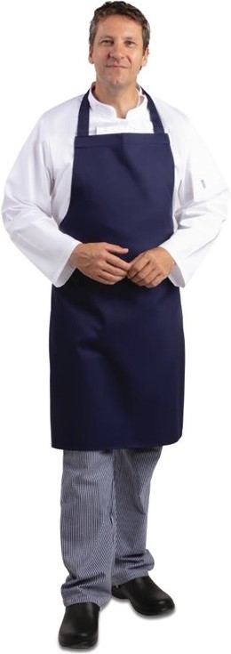  Whites Bib Apron  Navy Blue 