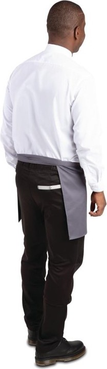  Whites Short Bistro Apron Charcoal 