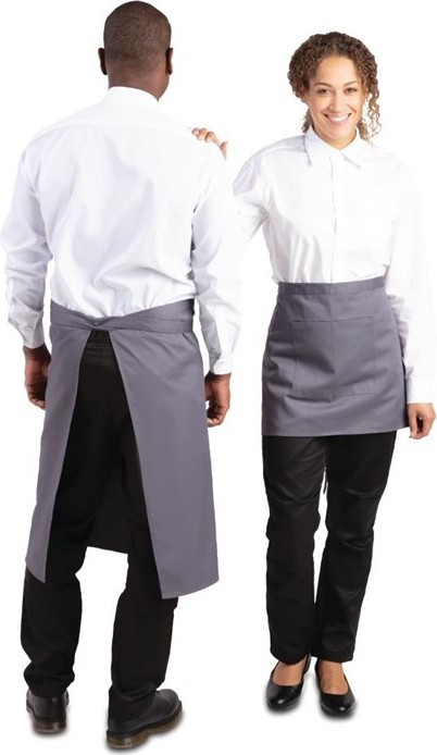  Whites Regular Bistro Apron Charcoal 