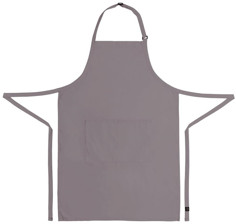  Chef Works Bib Apron Grey 