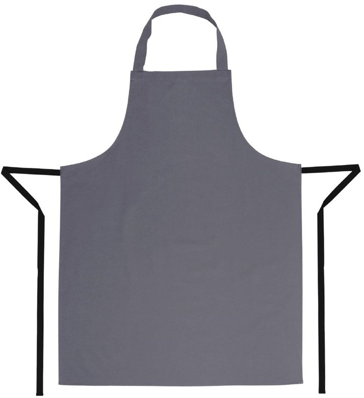  Whites Polycotton Bib Apron Charcoal 