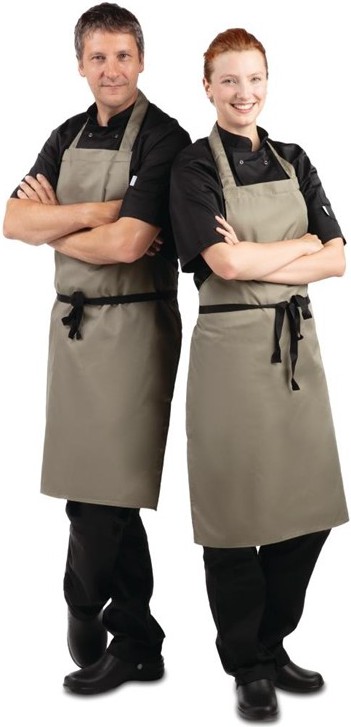  Whites Polycotton Bib Apron Olive 