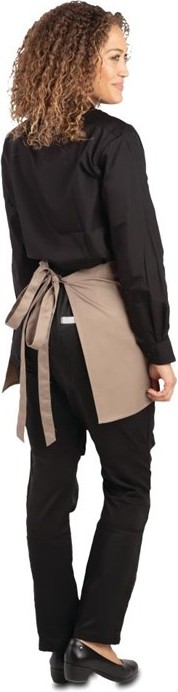  Whites Short Bistro Apron Tan 