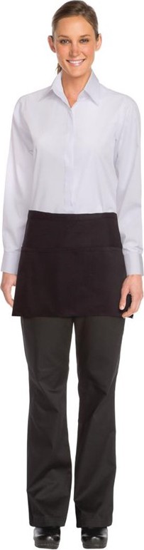  Chef Works Waist Apron Black 