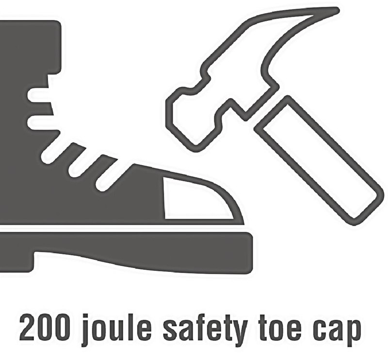  Lites Safety Lace Up Black 