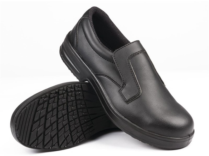  Lites Safety Slip On Black 