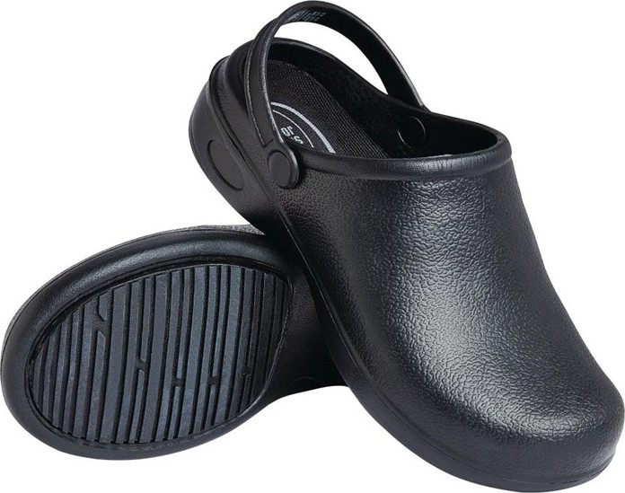  Slipbuster Chefs Clog Black 