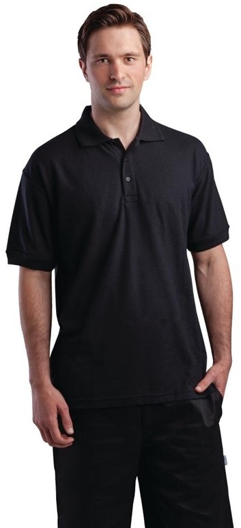  Gastronoble Unisex Polo Shirt Black 