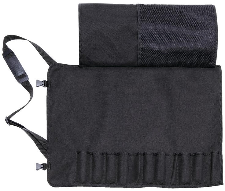  Dick Black Textile Roll Bag and Strap 11 Slots 