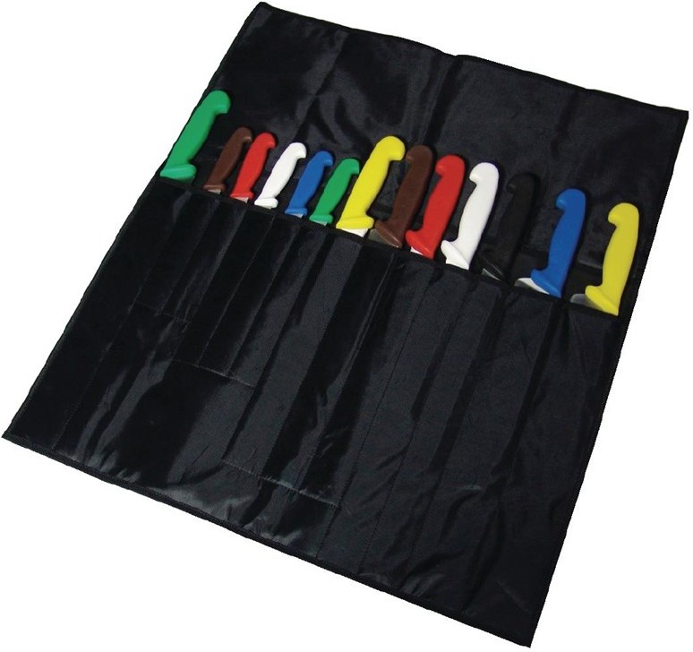  Vogue Nylon Knife Roll Bag 13 Slots 