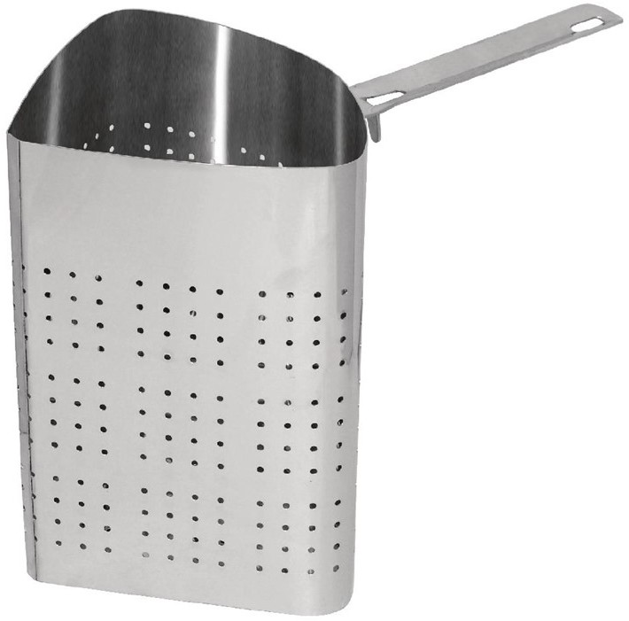 Vogue Stainless Steel Pasta Basket 9 x 7.8 x 13" 