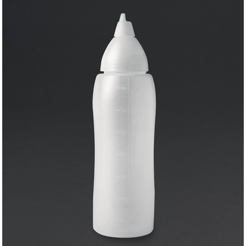  Araven Clear Non-Drip Sauce Bottle 24oz 