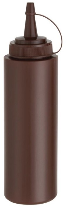  Vogue Brown Squeeze Sauce Bottle 8oz 