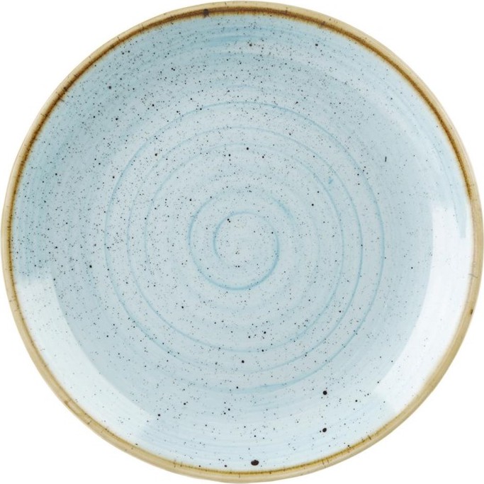  Churchill Stonecast Round Coupe Plate Duck Egg Blue 260mm (Pack of 12) 
