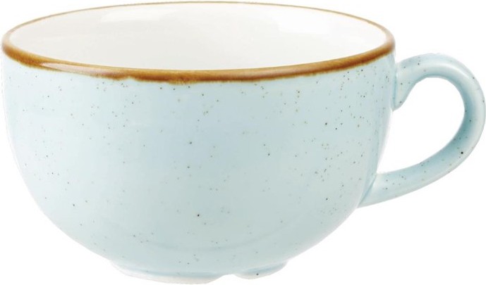 Churchill Stonecast Cappuccino Cup Duck Egg Blue 12oz (Pack of 12) 