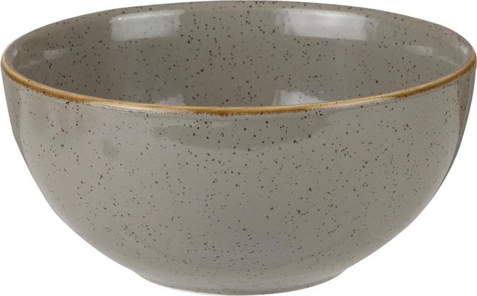  Churchill Stonecast Round Soup Bowls Peppercorn Grey 132mm (Pack of 12) 