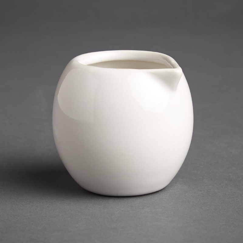  Olympia Cafe Milk Jug White 70ml (Pack of 6) 