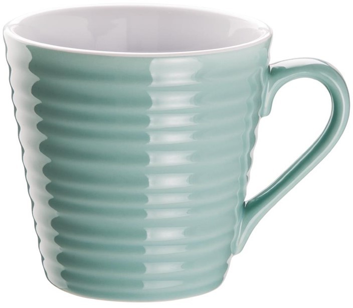  Olympia Caf&eacute; Aroma Mugs Aqua 340ml (Pack of 6) 