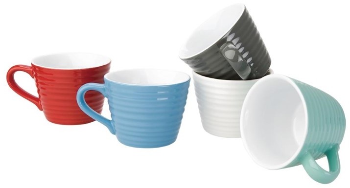  Olympia Caf&eacute; Aroma Mugs Red 230ml (Pack of 6) 
