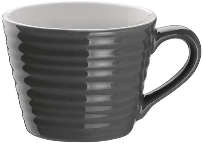  Olympia Caf&eacute; Aroma Mugs Charcoal 230ml (Pack of 6) 