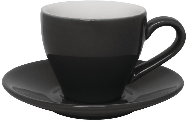  Olympia Cafe Espresso Cups Charcoal 100ml (Pack of 12) 
