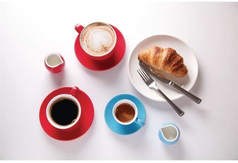  Olympia Cafe Espresso Saucers Red 116.5mm (Pack of 12) 
