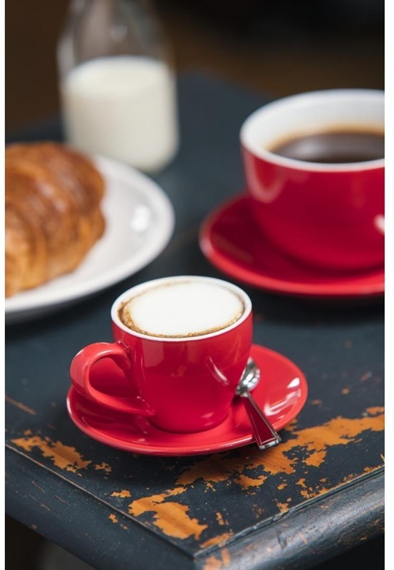  Olympia Cafe Espresso Saucers Red 116.5mm (Pack of 12) 